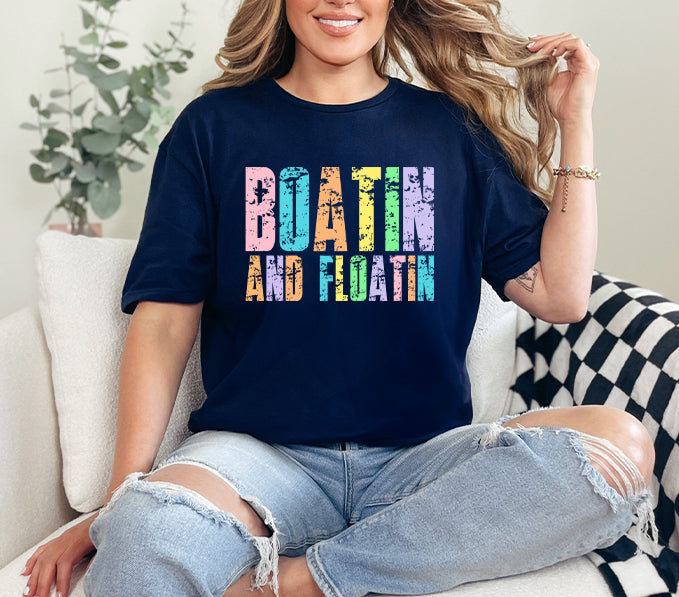 Boatin' And Floatin' Graphic Tee
