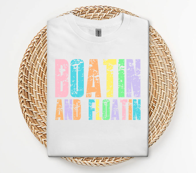 Boatin' And Floatin' Graphic Tee
