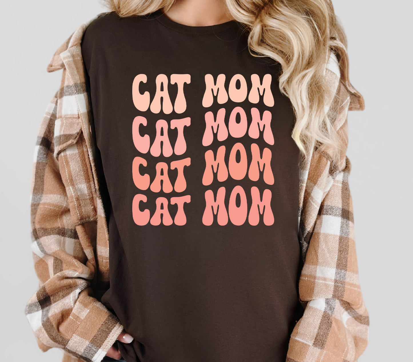 Retro Cat Mom Graphic Tee
