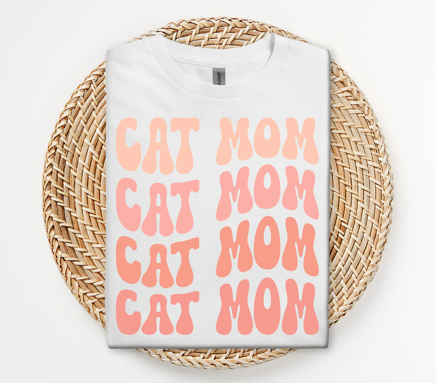 Retro Cat Mom Graphic Tee