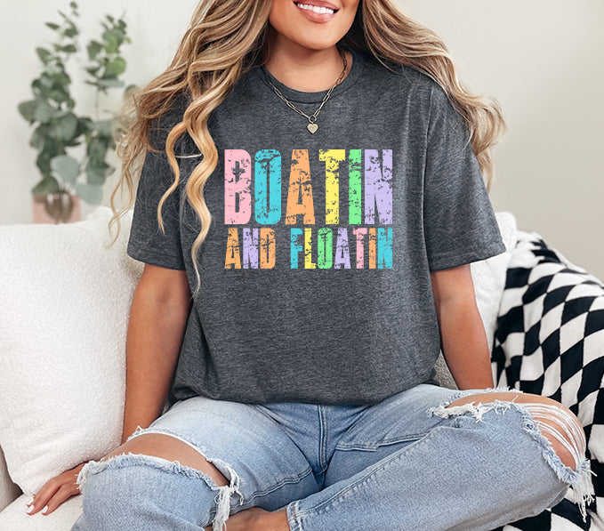 Boatin' And Floatin' Graphic Tee