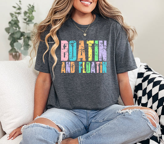 Boatin' And Floatin' Graphic Tee
