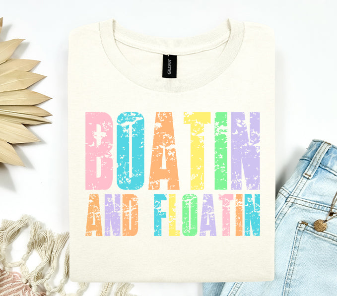 Boatin' And Floatin' Graphic Tee